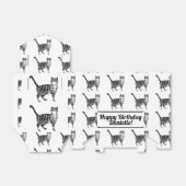 Tabby Cat Black Birthday Cats Cake Fevor Box Geschenkschachtel (Ungefaltet)