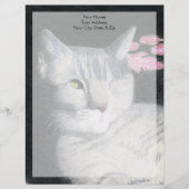 Tabby Cat Briefbogen (Vorderseite)