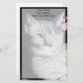 Tabby Cat Briefpapier (Vorne/Hinten)