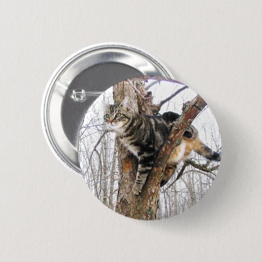Tabby Cat Button (Vorne & Hinten)