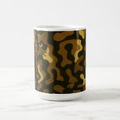 Tabby Cat Camouflage Abstract Pattern Kaffeetasse (Mittel)