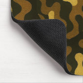 Tabby Cat Camouflage Art Mousepad (Ecke)