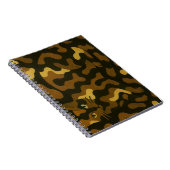Tabby Cat Camouflage Art Notizblock (Rechte Seite)
