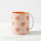 Tabby Cat Couple Tasse (VorderseiteRechts)