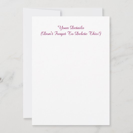 TABBY CAT-EINLADUNG (Rückseite)