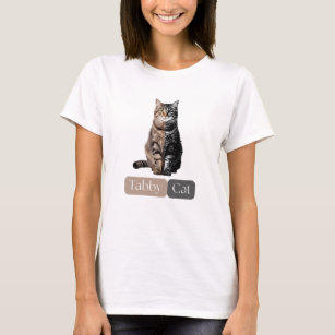Tabby cat Embrace the Allure of Striped T - Shirt