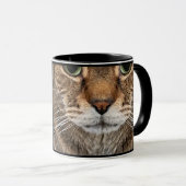 Tabby Cat Face and Paws - Funny Feline Design Tasse (VorderseiteRechts)