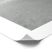 Tabby Cat Face Poster (Ecke)