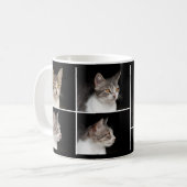 Tabby Cat Fancier - personalisierter Text Kaffeetasse (Vorderseite Links)
