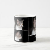Tabby Cat Fancier - personalisierter Text Kaffeetasse (Mittel)