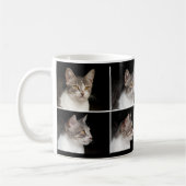 Tabby Cat Fancier - personalisierter Text Kaffeetasse (Links)