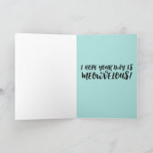 TABBY CAT GEBURTSTAG GREETING CARDS KARTE (Innenseite)