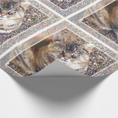 TABBY CAT GESCHENKPAPIER (Ecke)