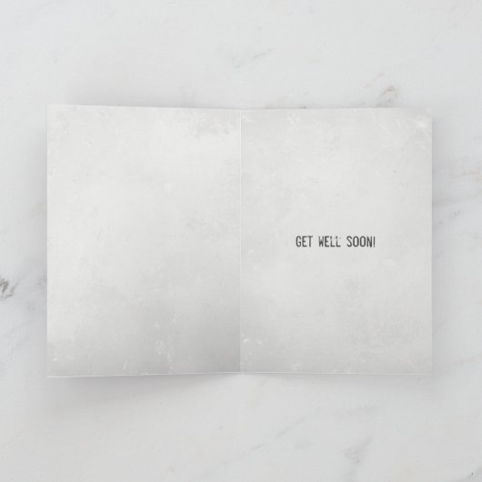 Tabby Cat Get Well Karte (Innenseite)