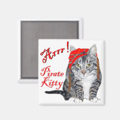 Tabby Cat Halloween Magnet (Vorderseite/Rückseite)