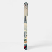 Tabby Cat in Preppy Winter Attraktion und Hut iPhone Hülle (Rechte Seite)