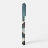 Tabby Cat in Preppy Winter Attraktion und Hut iPhone Hülle (Rechte Seite)