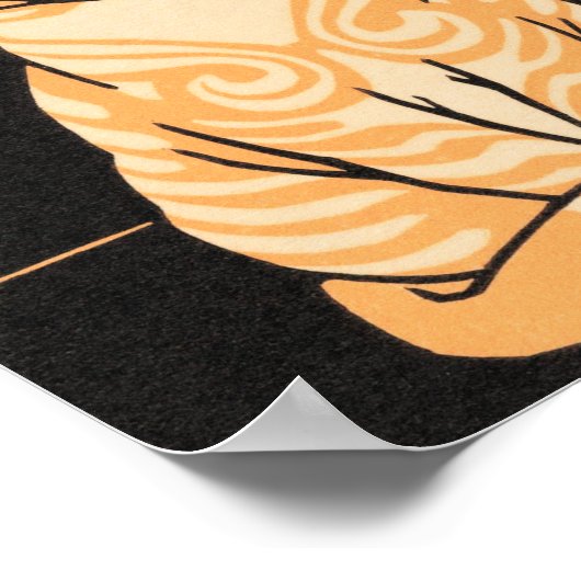 Tabby Cat - Julie De Graag Poster (Ecke)