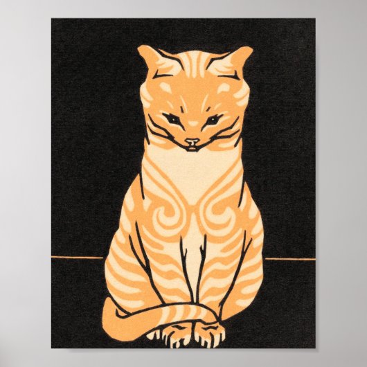 Tabby Cat - Julie De Graag Poster (Vorne)