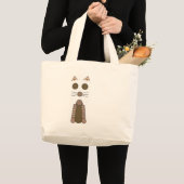 Tabby CAT Jumbo Stoffbeutel (Vorderseite (Produkt))