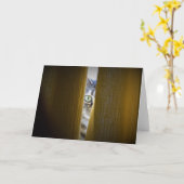 Tabby Cat, Karte (Gelbe Blume)