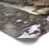 Tabby Cat Kitten Augenkontakt Poster (Ecke)