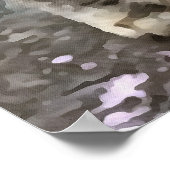 Tabby Cat Kitten Augenkontakt Poster (Ecke)