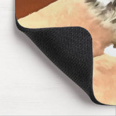 Tabby Cat Kitten Pet Portrait Mousepad (Ecke)