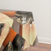 Tabby Cat Kitten Pet Portrait Tischdecke (Beispiel)