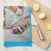 Tabby Cat Liebe Ihr Frauen Name Kunsthandtuch Geschirrtuch (Viertel Falte)