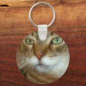 Tabby Cat Liebe Schlüsselanhänger (Vorderseite)