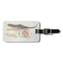 Tabby Cat Luggage Tag