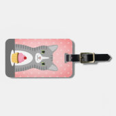 Tabby Cat Luggage Tags Gepäckanhänger (Vorderseite horizontal)