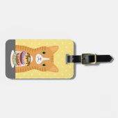 Tabby Cat Luggage Tags Gepäckanhänger (Vorderseite horizontal)