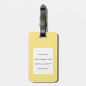 Tabby Cat Luggage Tags Gepäckanhänger (Rückseite vertikal)