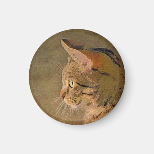 Tabby Cat Magnet (Vorne)
