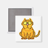 Tabby Cat Magnet (Vorderseite/Rückseite)
