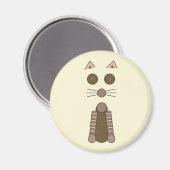 Tabby CAT Magnet (Vorderseite/Rückseite)