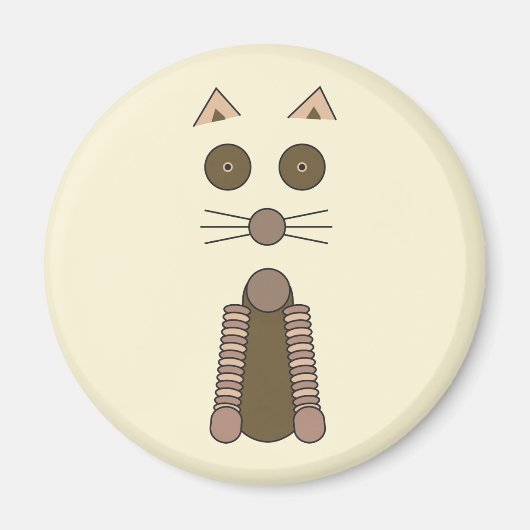 Tabby CAT Magnet (Vorne)
