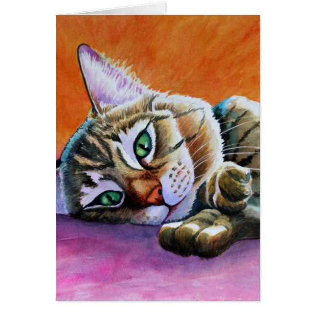 Tabby Cat mit Smooshy-Gesicht (Vorne)