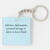 Tabby Cat Napping Birdhouse Schlüsselanhänger (Rückseite)