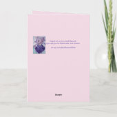 Tabby Cat Niedlich gestreifte Katzen Happy Birthda Karte (Rückseite)