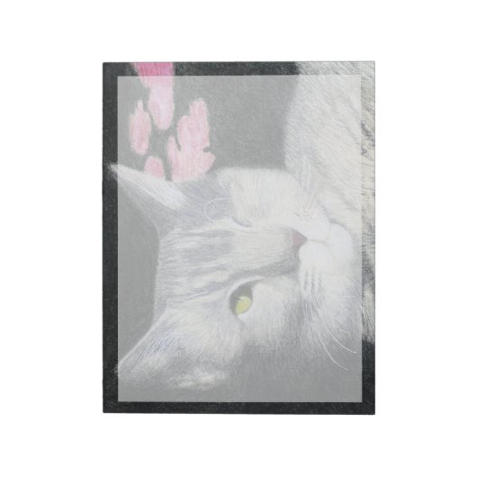 Tabby Cat Notizblock (Rotiert)