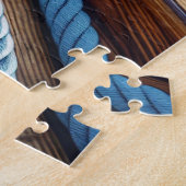 Tabby Cat On Boat Ropes Puzzle (Seite)