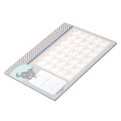 Tabby Cat Open Dated Desk Calendar Notepad Notizblock (angewinkelt)