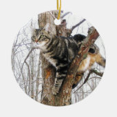 Tabby Cat Ornament (Vorne)