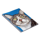 Tabby Cat Painting Notizblock (Rechte Seite)