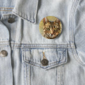 Tabby Cat Pencil Sketch Button (Beispiel)