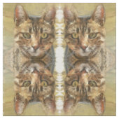 Tabby Cat Pencil Sketch Stoff (Muster)