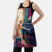 Tabby Cat Piano Schürze (InSitu)